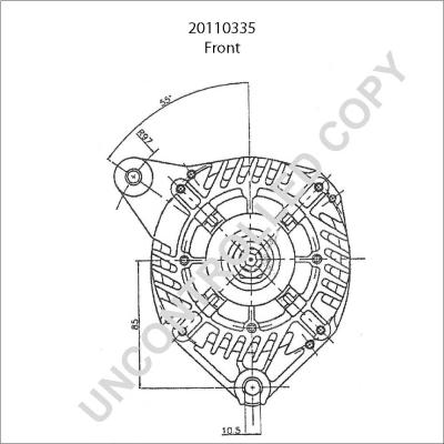 Prestolite Electric 20110335 - Генератор avtokuzovplus.com.ua