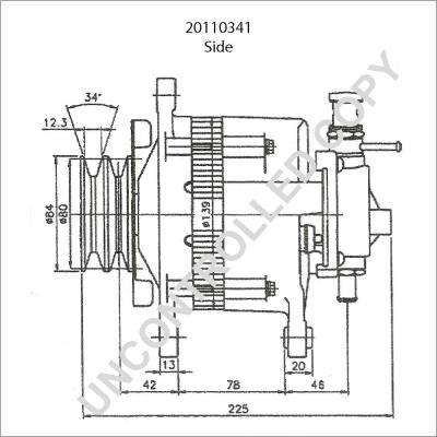 Prestolite Electric 20110341 - Генератор avtokuzovplus.com.ua