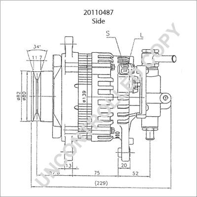 Prestolite Electric 20110487 - Генератор autocars.com.ua