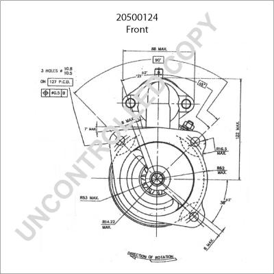 Prestolite Electric 20500124 - Стартер avtokuzovplus.com.ua