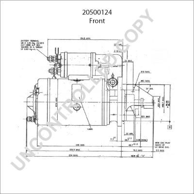 Prestolite Electric 20500124 - Стартер avtokuzovplus.com.ua