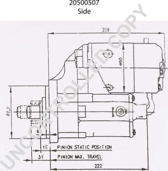 Prestolite Electric 20500507 - Стартер avtokuzovplus.com.ua