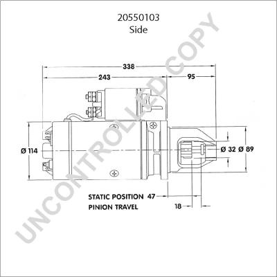 Prestolite Electric 20550103 - Стартер avtokuzovplus.com.ua