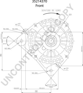 Prestolite Electric 35214370 - Генератор avtokuzovplus.com.ua