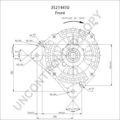 Prestolite Electric 35214410 - Генератор avtokuzovplus.com.ua