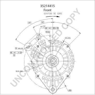 Prestolite Electric 35214415 - Генератор avtokuzovplus.com.ua