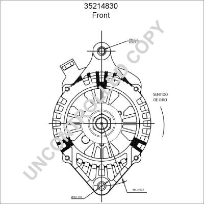 Prestolite Electric 35214830 - Генератор avtokuzovplus.com.ua