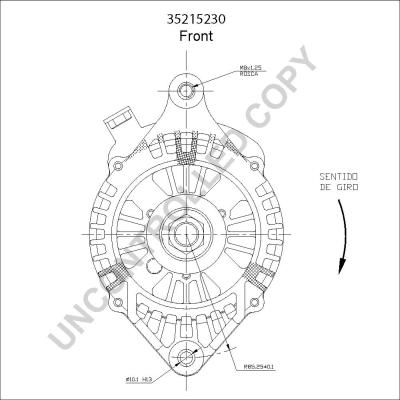 Prestolite Electric 35215230 - Генератор avtokuzovplus.com.ua