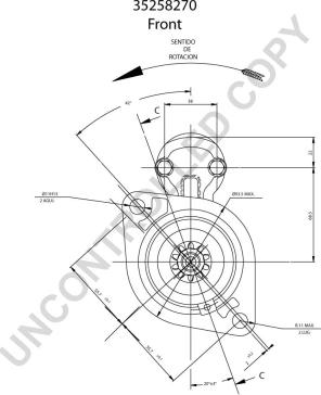 Prestolite Electric 35258270 - Стартер avtokuzovplus.com.ua