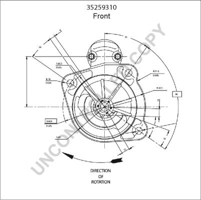 Prestolite Electric 35259310 - Стартер avtokuzovplus.com.ua