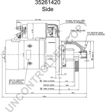 Prestolite Electric 35261420 - Стартер autocars.com.ua