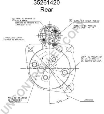 Prestolite Electric 35261420 - Стартер autocars.com.ua