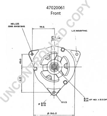 Prestolite Electric 47020061 - Генератор avtokuzovplus.com.ua