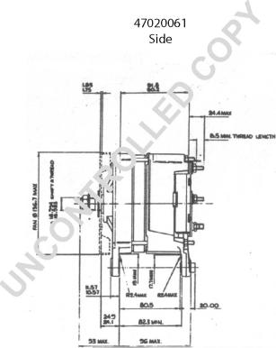 Prestolite Electric 47020061 - Генератор avtokuzovplus.com.ua