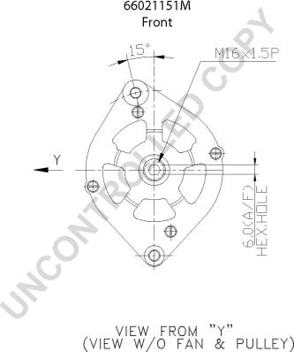 Prestolite Electric 66021151M - Генератор avtokuzovplus.com.ua