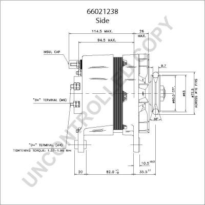 Prestolite Electric 66021238 - Генератор autodnr.net