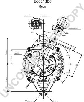 Prestolite Electric 66021300 - Генератор avtokuzovplus.com.ua