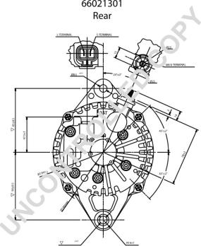 Prestolite Electric 66021301 - Генератор avtokuzovplus.com.ua