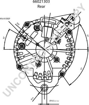 Prestolite Electric 66021303 - Генератор autocars.com.ua