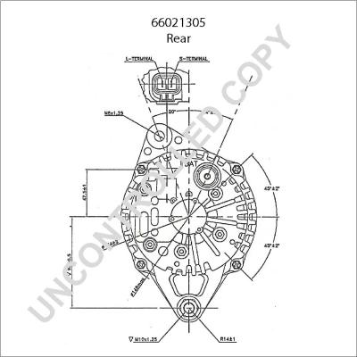 Prestolite Electric 66021305 - Генератор avtokuzovplus.com.ua