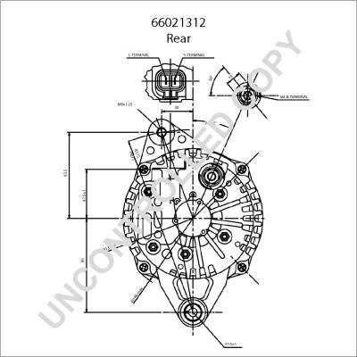 Prestolite Electric 66021312 - Генератор avtokuzovplus.com.ua