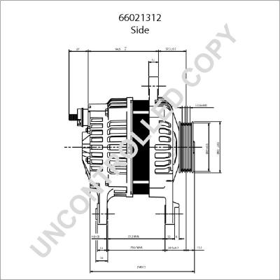 Prestolite Electric 66021312 - Генератор avtokuzovplus.com.ua