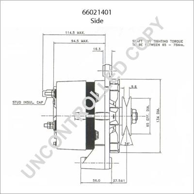 Prestolite Electric 66021401 - Генератор autocars.com.ua