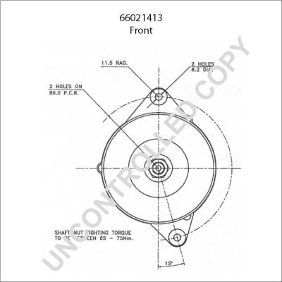 Prestolite Electric 66021413 - Генератор autocars.com.ua