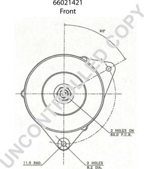 Prestolite Electric 66021421 - Генератор autocars.com.ua