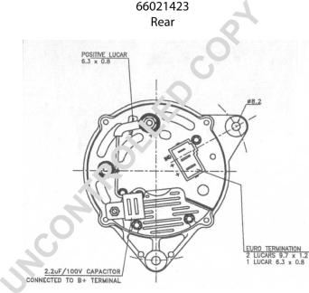 Prestolite Electric 66021423 - Генератор avtokuzovplus.com.ua