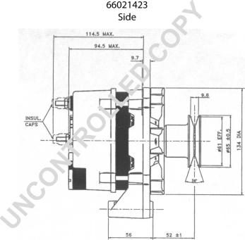 Prestolite Electric 66021423 - Генератор avtokuzovplus.com.ua