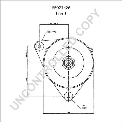 Prestolite Electric 66021426 - Генератор autocars.com.ua