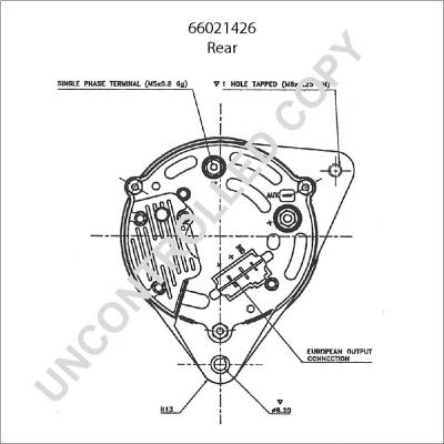 Prestolite Electric 66021426 - Генератор avtokuzovplus.com.ua