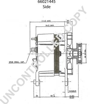 Prestolite Electric 66021445 - Генератор autocars.com.ua