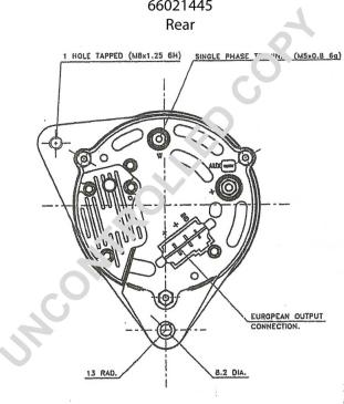 Prestolite Electric 66021445 - Генератор autocars.com.ua