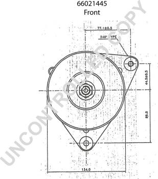 Prestolite Electric 66021445 - Генератор autocars.com.ua