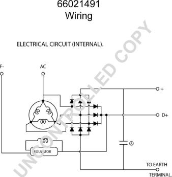 Prestolite Electric 66021491 - Генератор autocars.com.ua