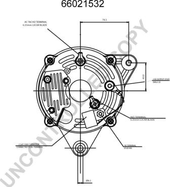 Prestolite Electric 66021532 - Генератор avtokuzovplus.com.ua