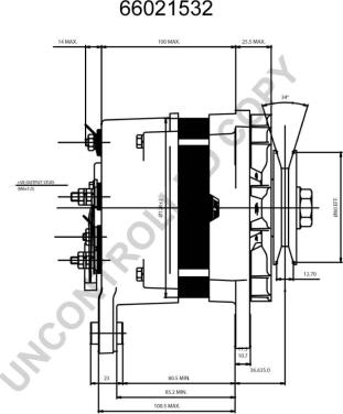 Prestolite Electric 66021532 - Генератор avtokuzovplus.com.ua