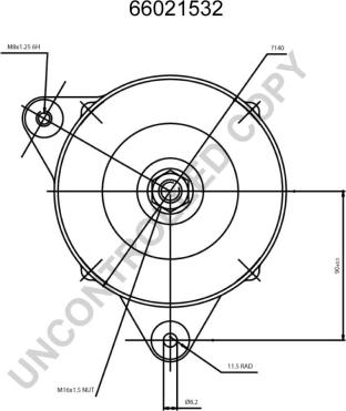 Prestolite Electric 66021532 - Генератор avtokuzovplus.com.ua