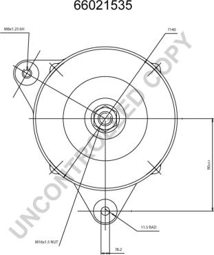 Prestolite Electric 66021535 - Генератор autocars.com.ua