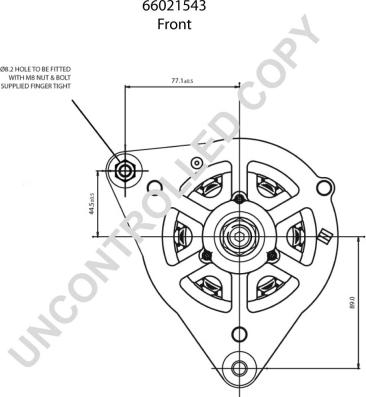 Prestolite Electric 66021543 - Генератор avtokuzovplus.com.ua