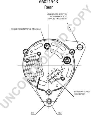 Prestolite Electric 66021543 - Генератор avtokuzovplus.com.ua