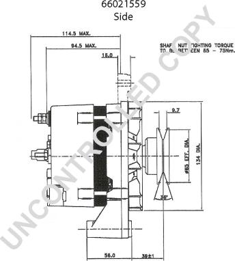 Prestolite Electric 66021559 - Генератор avtokuzovplus.com.ua