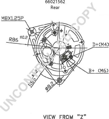 Prestolite Electric 66021562 - Генератор autocars.com.ua