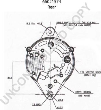 Prestolite Electric 66021574 - Генератор autocars.com.ua