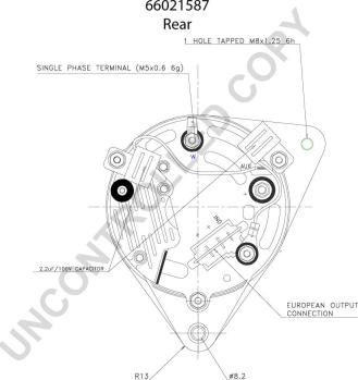 Prestolite Electric 66021587 - Генератор autocars.com.ua