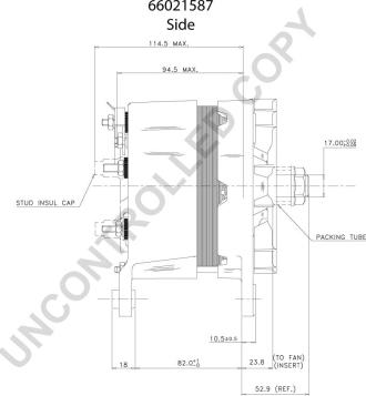 Prestolite Electric 66021587 - Генератор autocars.com.ua