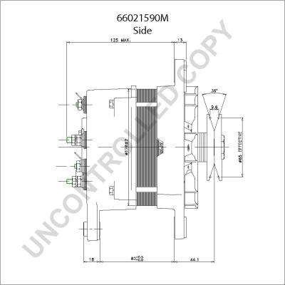 Prestolite Electric 66021590M - Генератор autocars.com.ua