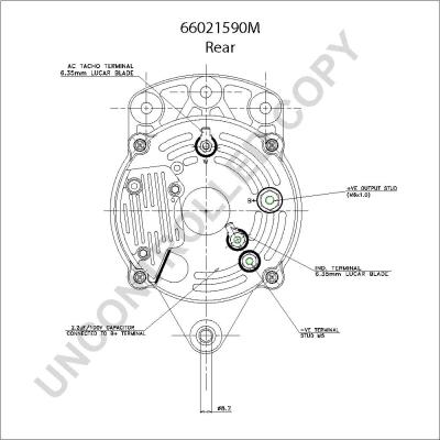 Prestolite Electric 66021590M - Генератор autocars.com.ua